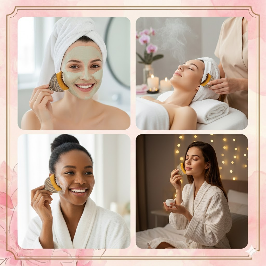 Alvixora® ALL-IN-ONE Lymphatic Face Brush｜V-Shape + Glow From Anywhere! ✨