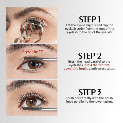 🔥🔥Dlufryna®Waterproof Fibre Mascara  – Volume & Length without Clumping for Dramatic Moments