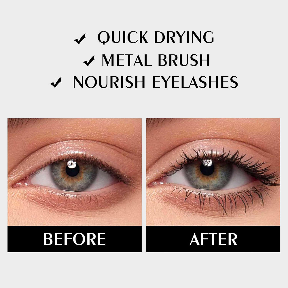 🔥🔥Dlufryna®Waterproof Fibre Mascara  – Volume & Length without Clumping for Dramatic Moments