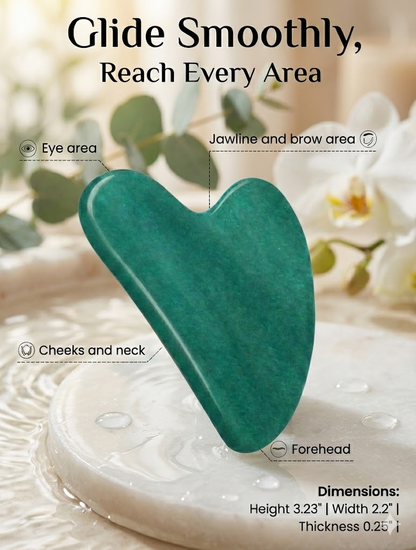 Alvixora® Gentle Facial Massage Tool for Jawline Lifting, Puffiness Relief & Daily Self-Care Ritual