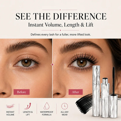 🚨🚨Dlufryna®LAST DAY SALE — BUY 1 GET 1 FREE ⏰ LIMITED TIME ONLY! 💖 Get Fuller, Longer Lashes Instantly with Our Waterproof Curling Mascara