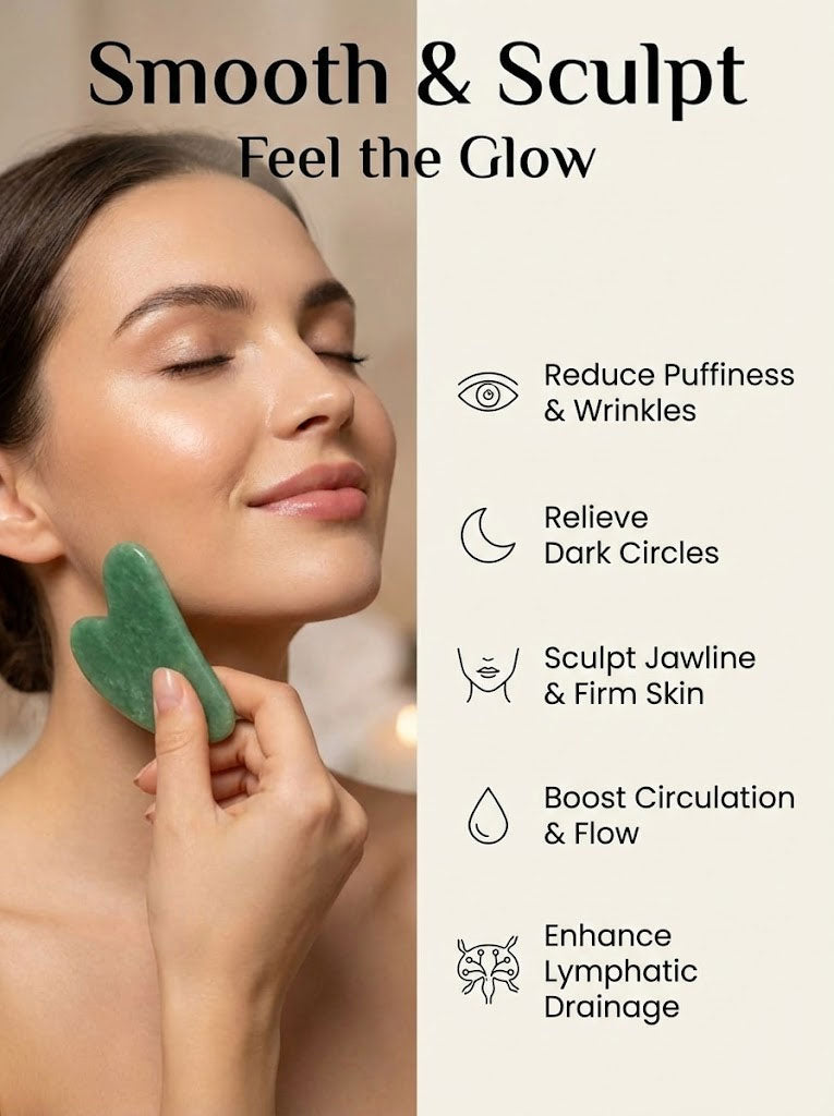 Alvixora® Gentle Facial Massage Tool for Jawline Lifting, Puffiness Relief & Daily Self-Care Ritual