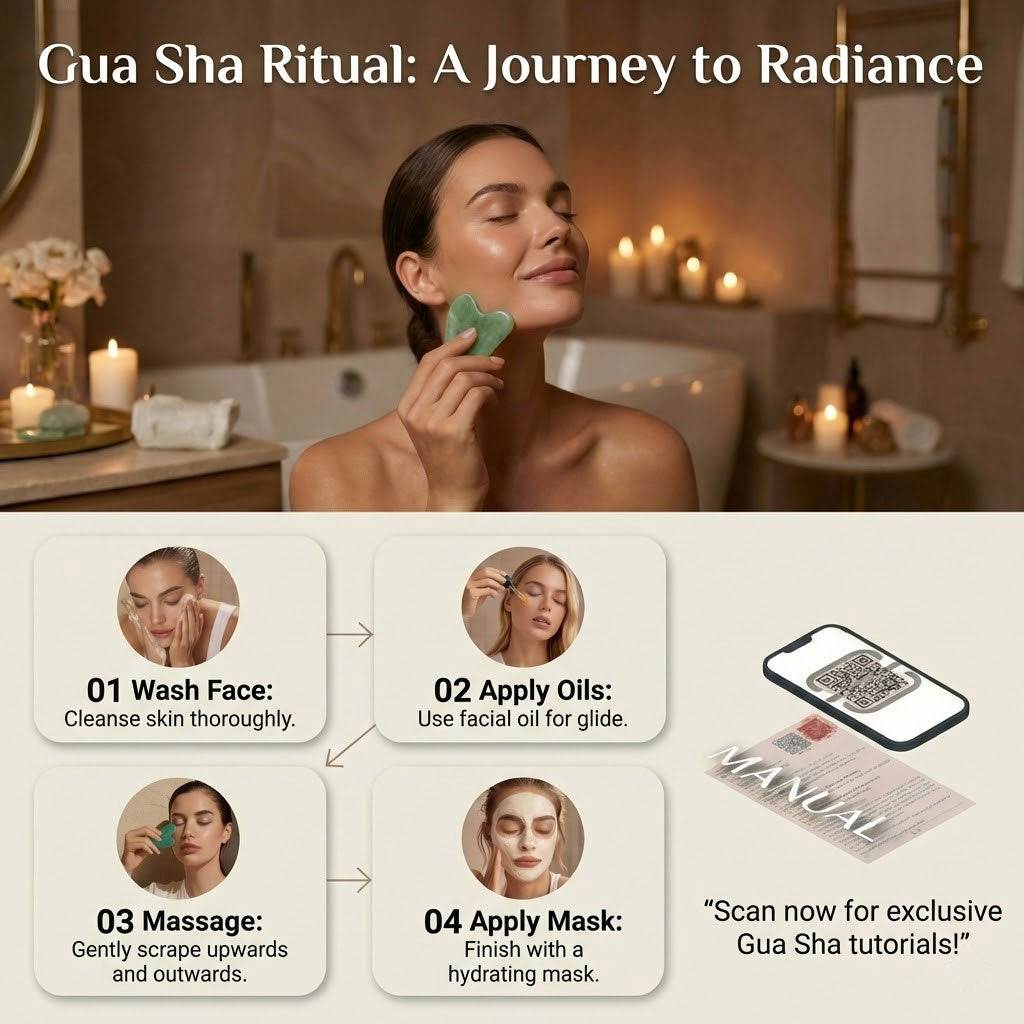 Alvixora® Gentle Facial Massage Tool for Jawline Lifting, Puffiness Relief & Daily Self-Care Ritual