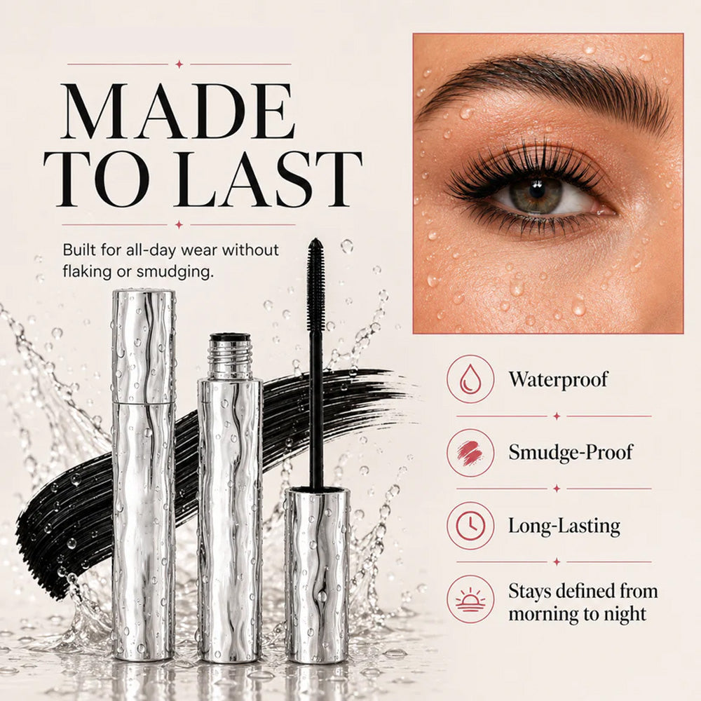 🚨🚨Dlufryna®LAST DAY SALE — BUY 1 GET 1 FREE ⏰ LIMITED TIME ONLY! 💖 Get Fuller, Longer Lashes Instantly with Our Waterproof Curling Mascara