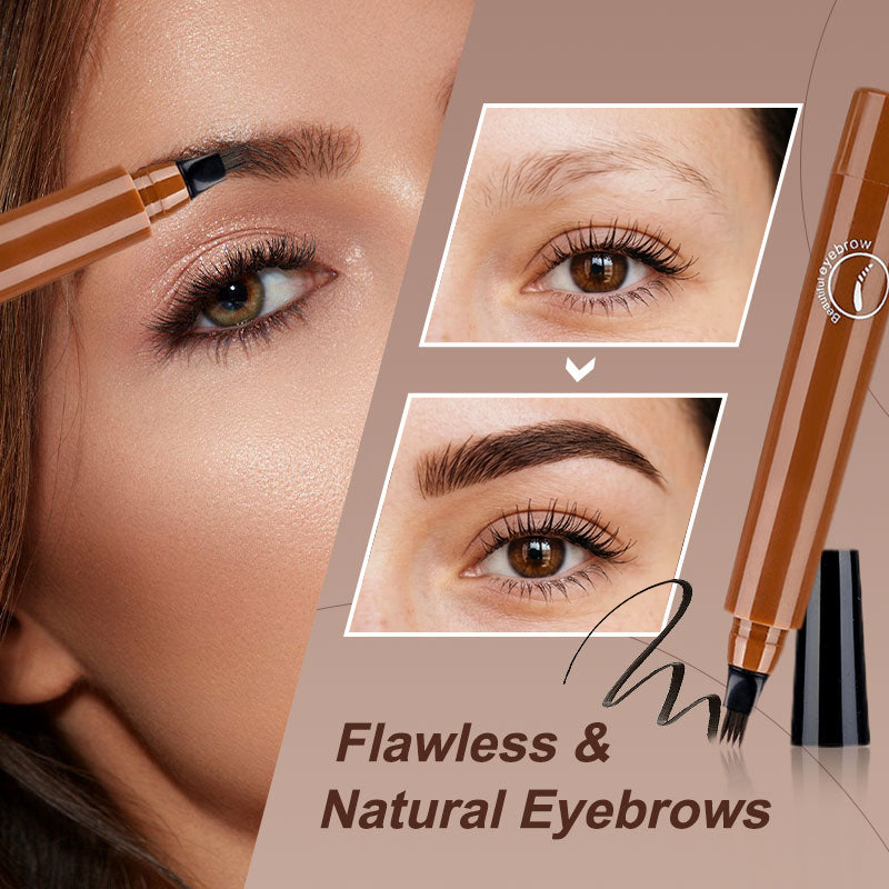 🔥👁️Dlufryna® Waterproof Four-tip Beard and Eyebrow Pen✨