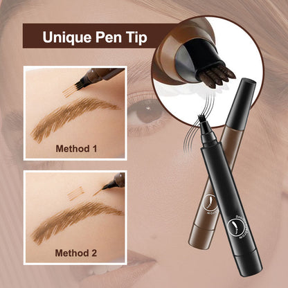 🔥👁️Dlufryna® Waterproof Four-tip Beard and Eyebrow Pen✨