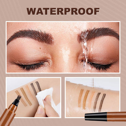 🔥👁️Dlufryna® Waterproof Four-tip Beard and Eyebrow Pen✨
